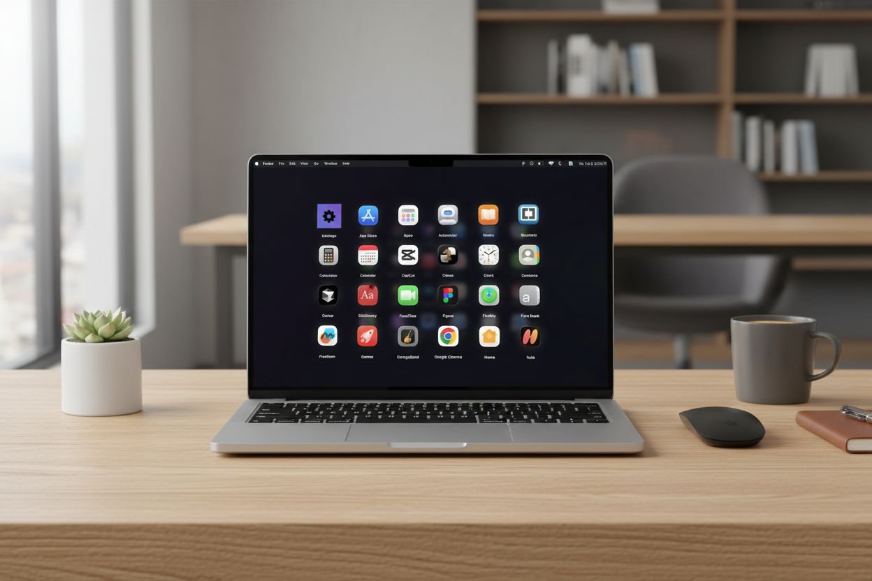 Clean organized desktop with desk00